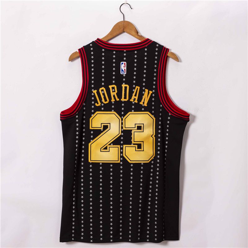 Men Chicago Bulls #23 Jordan Black Game 2021 NBA Jersey